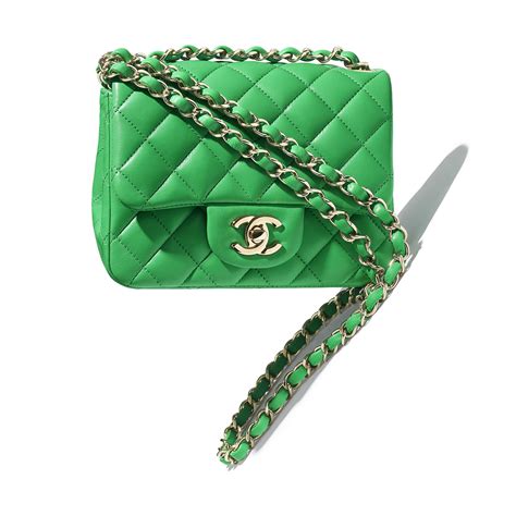 chanel green mini flap|chanel mini flap review.